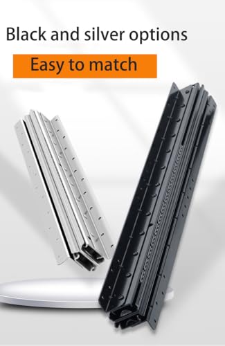 Rails de guidage d'armoire longueur réglable pour placards difficiles