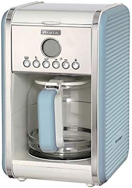 Ariete 1342, Cafeteira Vintage Azul, de 4 a 12 xicaras, Programáv...