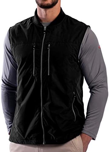 SCOTTeVEST 101 Vest for Men - 9 Hidden Pockets - Water Repellent for Travel & More (Black, Small)