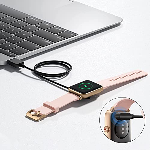 Image of REDTECH Fire Boltt Ring Smart Watch Charging Cable USB Fast charging Magnetic Charging Cable Adapter (charging only)(Black)