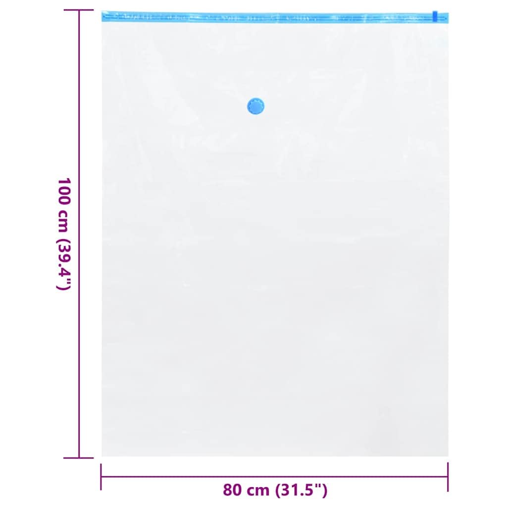 Vakuumbeutel Set 20 Stück 100 x 80 cm zur platzsparenden Aufbewahrung von Kleidung Bettwäsche und Heimtextilien Vakuum-Aufbewahrungstaschen