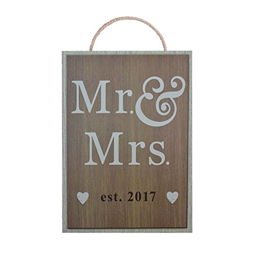 Mr and Mrs est 2017 Wedding Sign for BEST WEDDING GIFT IDEAS!!! (2017)