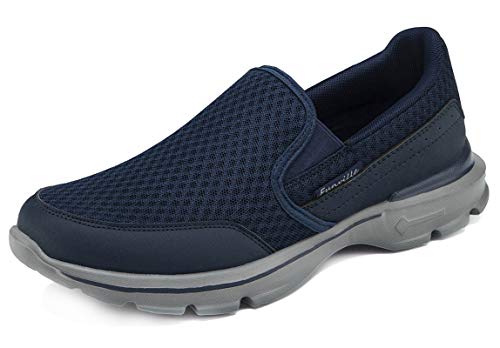 CELANDA Zapatillas Casuales para Hombre Zapatillas sin Cordones Ligeras y Transpirables Calzado Deportivo Bajas,B Azul 46 EU Cover