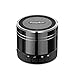 Produktbild EasyAcc Mini Portable Bluetooth 4.0 Lautsprecher Speaker mit Multifunktions (FM Radio, 3,5 mm Audio, Micro SD Karte Slot, Mikrofon) Schwarz
