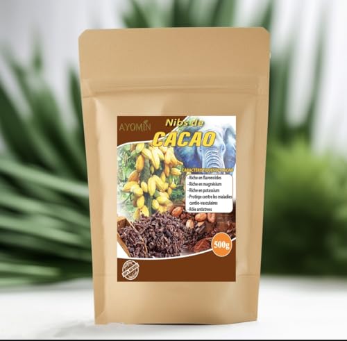 Graé de Cacao 500 g / Raw/Nibs de Cacao Vegano, rico en fibras