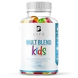 B Life Company Mult Blend Kids Gummies 180 gomitas SIN AZÚCAR añadida. Ingredientes naturales: Vitaminas y Minerales....