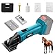 Schermaschine Pferd für Makita 18V Akku,2500 RPM/Min Motor,6 Gang 35 Profi Kabellos pferde schermaschine für Dickes & Verfilztes Haar (ohne Akku)