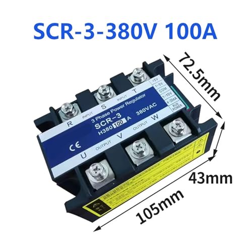 Regulador de voltaje trifásico SCR-100A para evitar picos de corriente 3