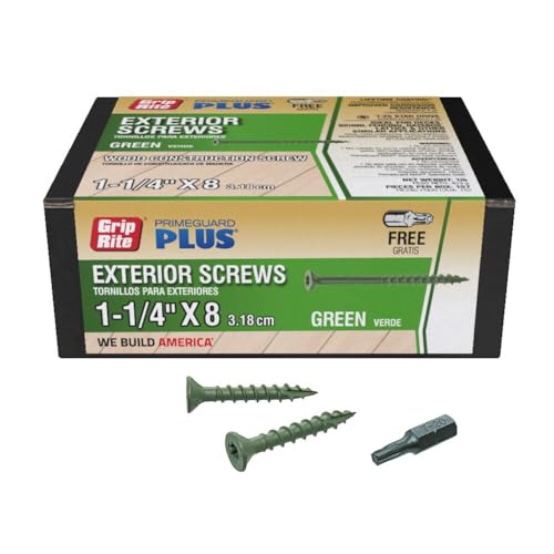 Grip-Rite PrimeGuard Plus Premium Deck Screws (Black, 3 lb)