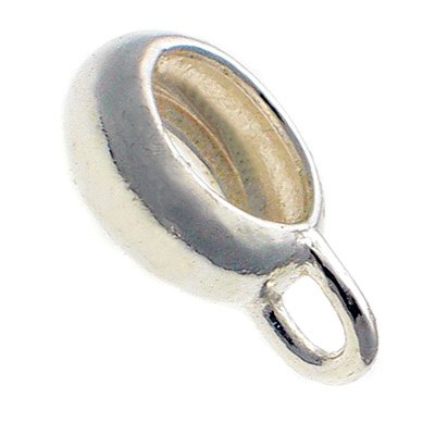 Welded BlissSterling 925 Silver Standard Bead Charm Carrier Pendant Hanger WBC1406