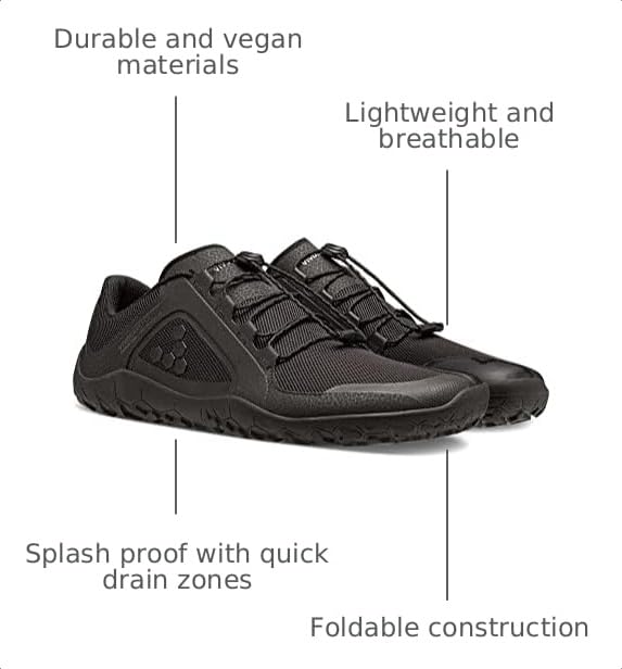 Image of Vivobarefoot Primus Trail II FG Mens Barefoot Off-Road Shoes | Lighweight for Speedy Hikers | Water & Puncture Resistant for All Weather & Terrains | Wide Toe Box