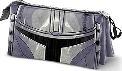 Star Wars Estuche Portatodo Triple, 23 x 11 cm, The Mandalorian Helmet | Ya disponible en tu tienda friki favorita! En mundofriki.es!