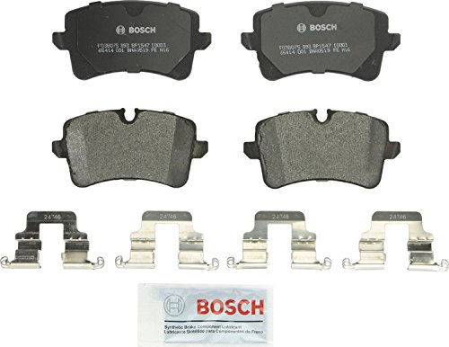 Bosch BP1547 QuietCast Premium Semi-Metallic Disc Brake Pad Set For Select Audi A6, A6 Quattro, A7 Quattro, A8 Quattro, RS5, RS7, S6, S7, S8, SQ5; Porsche Macan; Rear