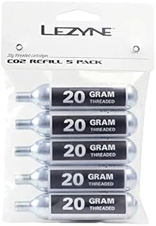 Lezyne CO2 20 g, 5 cartridges, silver, M