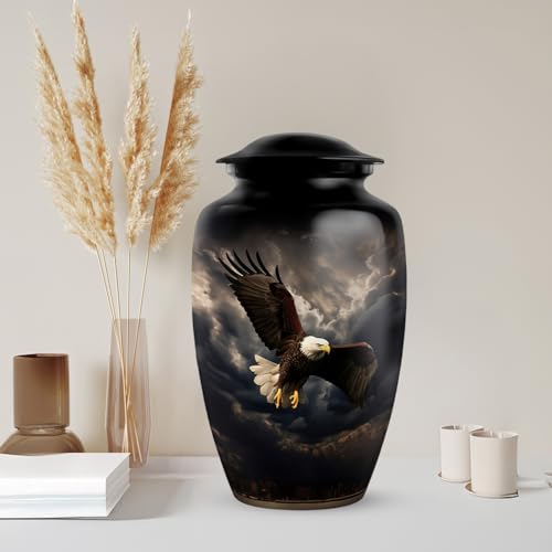 Image of Black Eagle Urns for Ashes Adult Female-Large Urn for Human Ashes Women