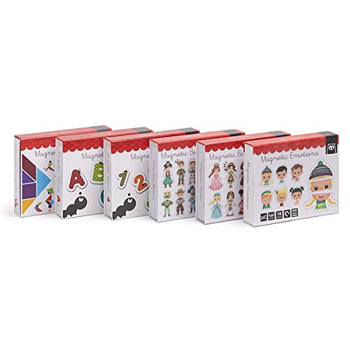 EUREKAKIDS Letras magnéticas 40 Piezas Eurekakids para niños y niñas 80.0 - Juego Educativo - Educativos > Aprendizaje > Pizarras y magnéticos