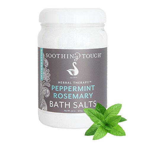Soothing Touch Bath Salts - Peppermint Rosemary - 32 oz Pack of - 4 by Soothing Touch