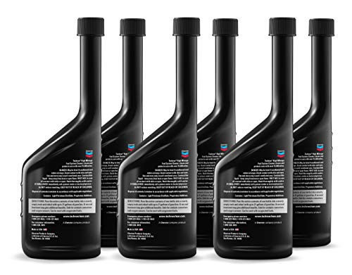 Image of Chevron Techron High Mileage Fuel System Cleaner, 12 oz, Pack of 6