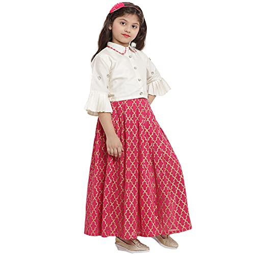 Image of Bitiya By Bhama Girls Lehenga Choli