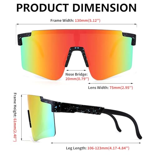 FEISEDY Cycling Sunglasses for Men Women UV400 Protection Outdoor Sports Running Hiking Fishing Biking Glasses B2837 - Image 3