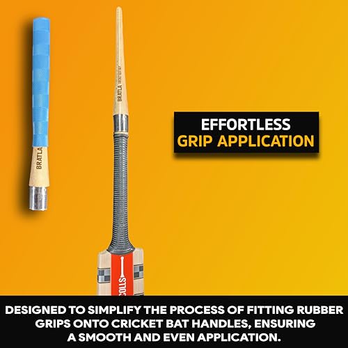 Image of CBB Cricket Bat Grip Cone for Applying Cricket Bat Rubber Grip Metal Top