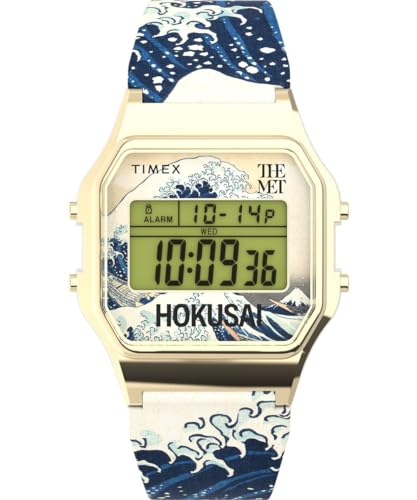 Montre Timex Digital MET x Hokusai unisexe au cadran artistique nippon