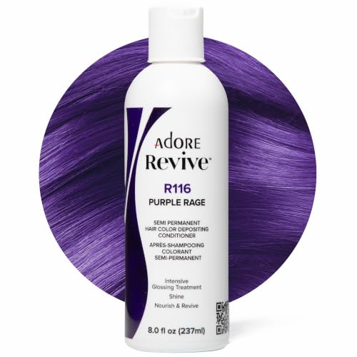 Adore Revive Color Depositing Conditioner - Purple Rage, 8 fl oz