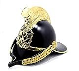 Aus Messing. India, nautischer Feuerwehrhelm, antiker britischer Feuerwehrhelm aus massivem Messing