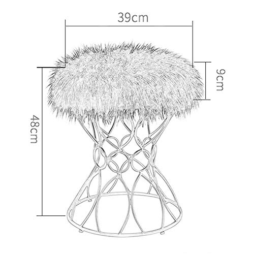 Taburete de dormitorio MU para cambiar zapatos cómodamente sin dolor de espalda 3