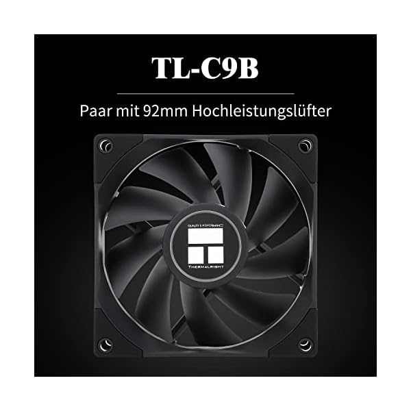 Thermalright AK90 CPU Air Cooler, 5 Heat Pipes, TL-C9B PWM Quiet Fan CPU Cooler con rodamiento S-FDB, 125MM Alto, para AMD AM4 AM5/Intel 1700/1150/1151/1155/1156/1200/2066, PC Cooler - Image 5