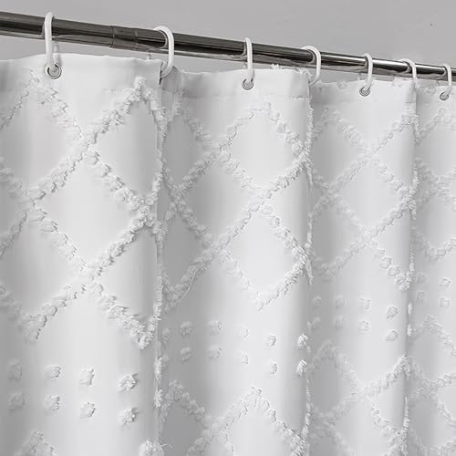 Rideau de douche imperméable tufté pour stopper les éclaboussures sur le sol - 6