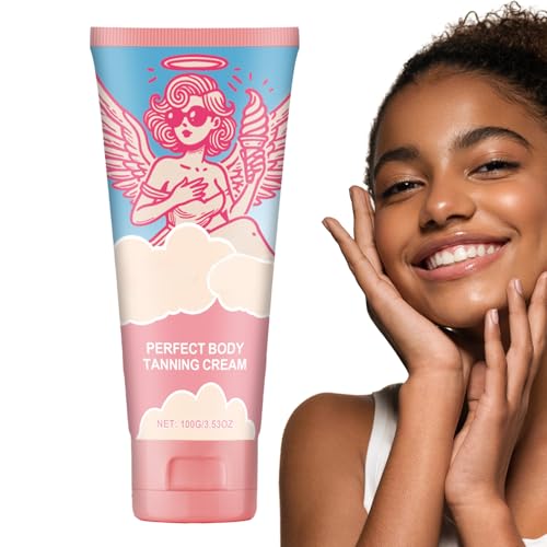 Crema Autobronceadora Corporal | Crema Hidratante 100g Para Bronceado Natural Y Uniforme - Cosmético Dorado Para Piel Radiante En Eventos, Piernas, Brazos y Espalda