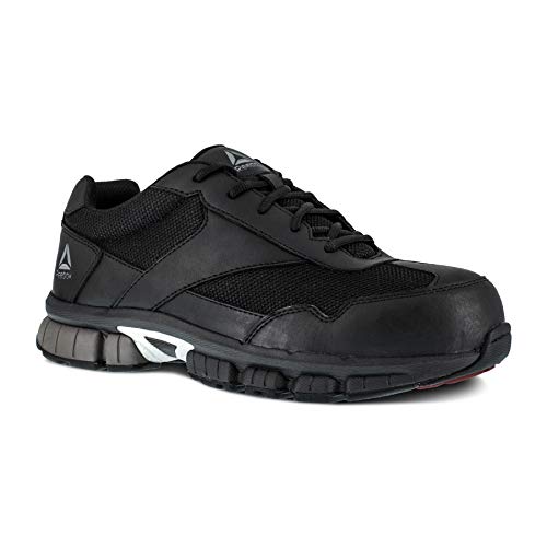 Reebok Work Men s Ketia RB4895 Work Shoe,Black Silver,13 W US