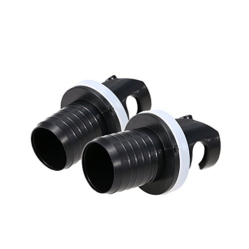 LIANGYAN 2 Pcs Inflável Barco Kayak Adaptador de Válvula de Ar Inflação Air Foot Pump Mangueira Adap