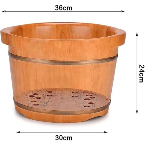 Spa de pies de madera para masaje y relajación miniatura 2