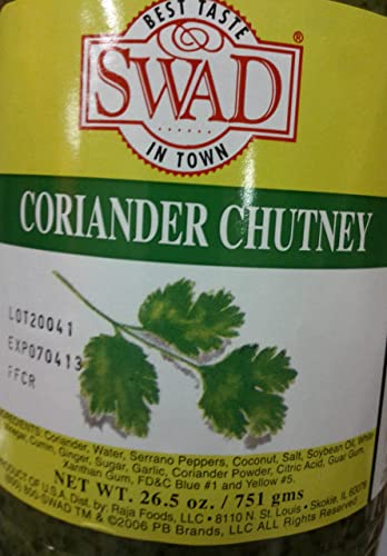 Swad Coriander Chutney 26.5 Oz #TOP10