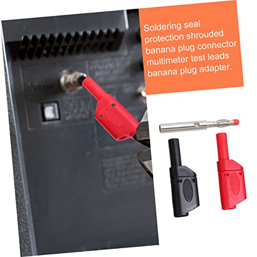 VILLCASE Fêmea 10 Pcs Plugue Banana Adaptador De Plugues De Banana Para Ficha De Banana Conector Pin