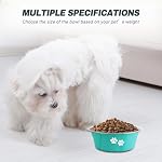 Stainless Steel Dog Bowls, Nonslip Rubber Bottom No Spill Proof Skid Metal Insulated Dog Bowls for Large Medium Small Breed Dogs (Green, 3.6 Cups/29 OZ) - Image 4