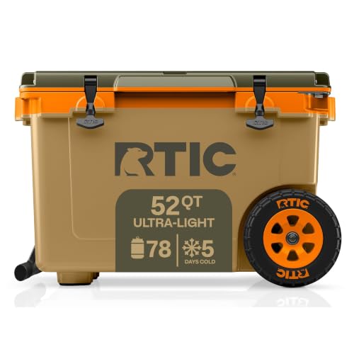RTIC 52 QT Ultra-Light Wheeled Hard Cooler, Trailblazer