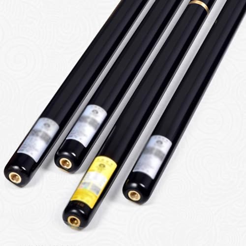 Taco de billar Pool Cue 145 cm negro con cabeza 10 mm miniatura 6