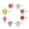 CCINEE 3D Fruit Nail Slices,Assorted Polymer Clay Slime Slices Bulk for DIY Crafts Supplies,4000PCS,1/4 Inch #1
