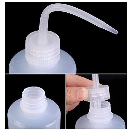 Vantobest 2Pcs 1000Ml/34Oz Clear Plastic Wash Bottle Plastic Squeeze Tattoo Bottle With Narrow Mouth Squirt Bottle Containers Cans Pots Watering Tool For Gardening Lab Industry #TOP2