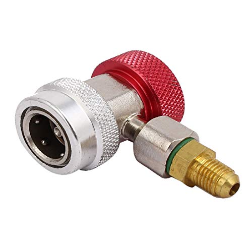 Adaptador de Acoplamiento Rápido para Aire Acondicionado, Conector de Alta Presión Ajustable, Compatible con R134a miniatura 4