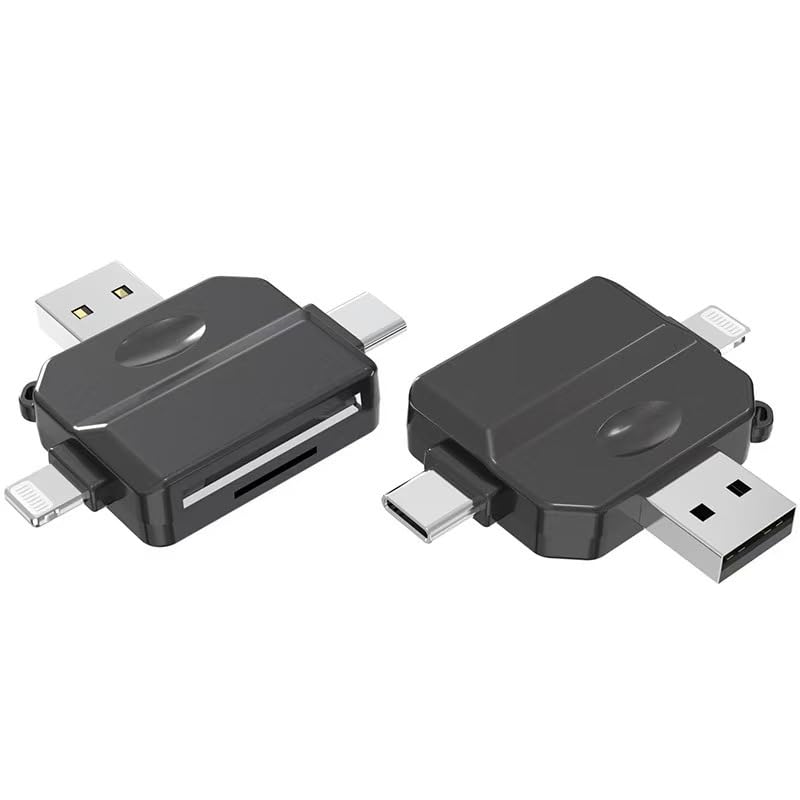 3-in-1 Multi-Function Card Reader | USB SD TF Adapter for Mobile Phone, Computer, Camera | OTG Memory Card Converter