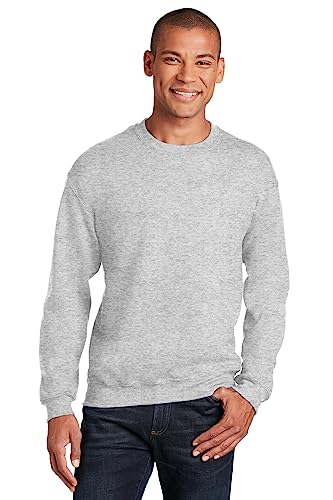 Gildan Camiseta de mezcla pesada para hombre 8 oz, Ceniza, Small