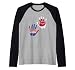 Cambogia Cambogiano Khmer Bandiera Italia Italiano Puzzle Maglia con Maniche Raglan