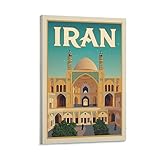 Weltreise Retro Poster Iran Poster Malerei Leinwand 