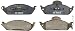 Bosch BP760 QuietCast Premium Semi-Metallic Disc Brake Pad Set For Mercedes-Benz: 1998-2003 ML320, 2003-2005 ML350, 1999 ML430; Front