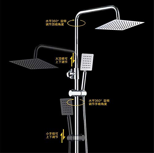 Ensemble de douche en acier inoxydable pour des moments de détente pure