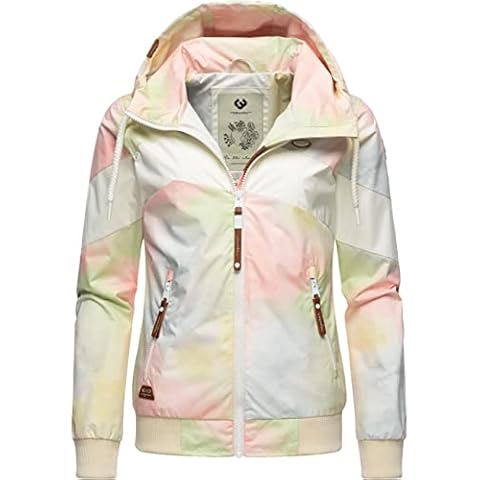 Ragwear Damen Übergangsjacke Batik Outdoorjacke Nuggie Block Ombre Intl. Multi Combo23 Gr. M Cover